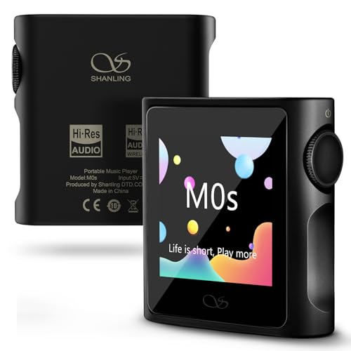 Shanling M0S DAC Player,CS43131 MP3 Player,Hi-Res Music Portable M0S SHANLING デジタルオーディオプレーヤー ポータブルプレーヤー